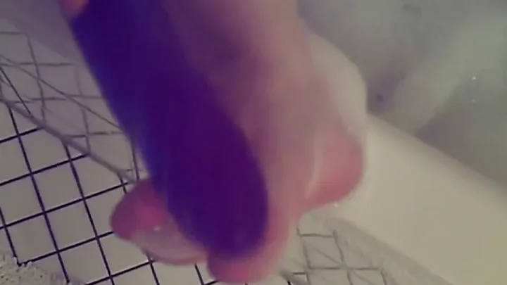 Foot Cleaning POV in Bathtub