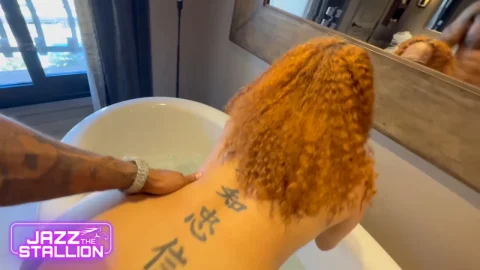 Jazzthestallion & Zaddy2x – My Step-Brother Fucked Me Hard In The Tub