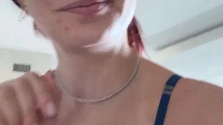 Lexi Cayla in Blue Lace Lingerie Solo Performance