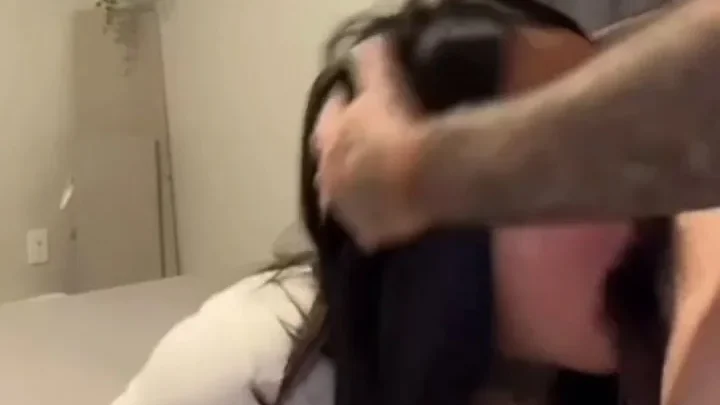 Blonde & Asian girls take it from behind in bedroom